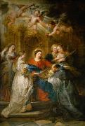 Peter Paul Rubens Ildefonso altar painting